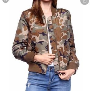 Camouflage Bomber jacket